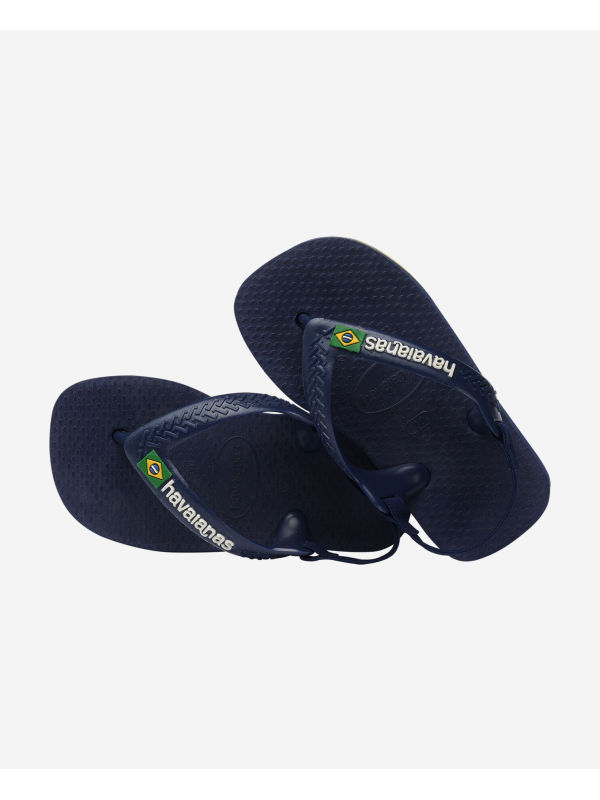Havaianas Baby Brasil Logo II - NAVY BLUE/CITRUS YELLOW