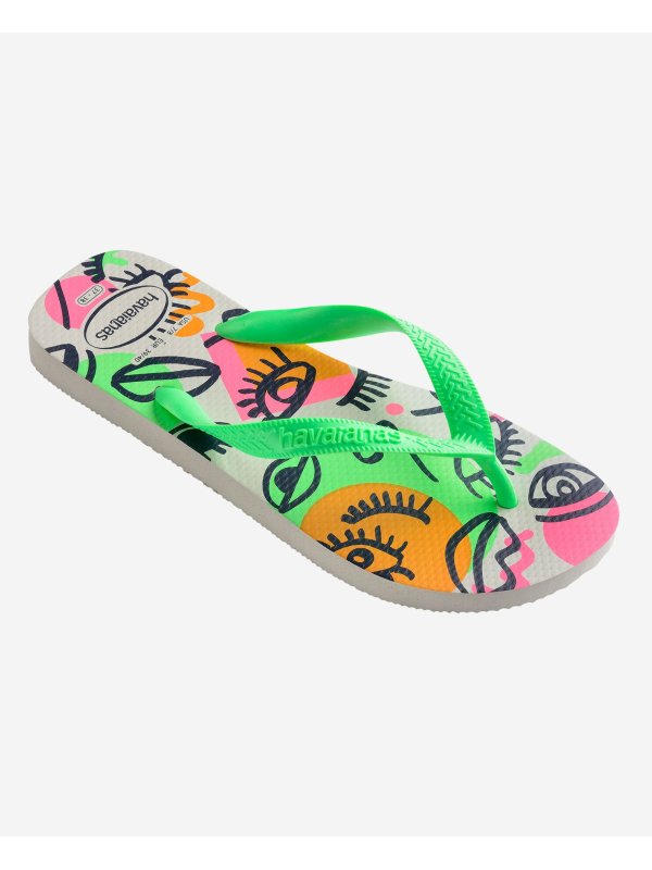 Havaianas Top Cool - WHITE/GREEN