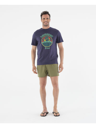 Havaianas T-Shirt Rotondo Patch - NAVY BLUE