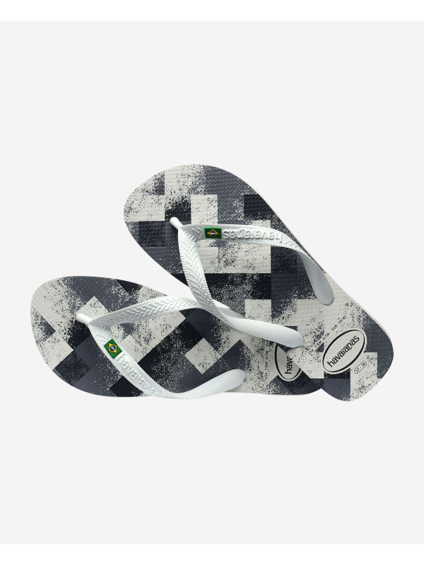 Havaianas Brasil Fresh - WHITE/WHITE/GREY