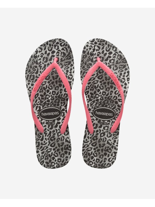 Havaianas Slim Leopard - BLACK