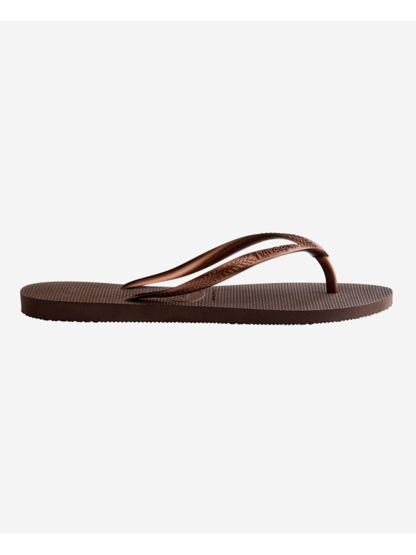 Havaianas Slim - DARK BROWN/METAL ACOUSED