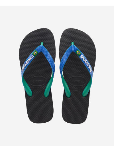 Havaianas Brasil Mix - BLACK/BLUE STAR