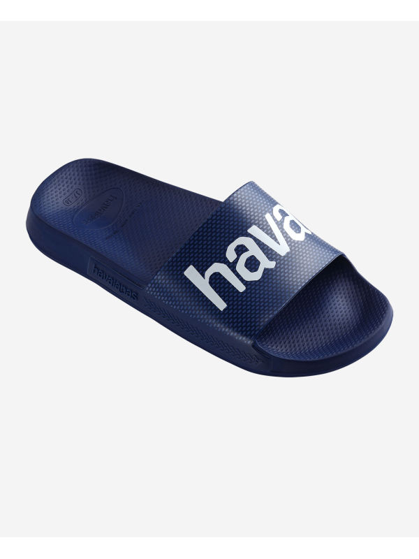Havaianas Slide Classic Logomania - NAVY BLUE