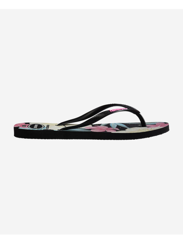 Havaianas Slim Floral - BLACK/PINK