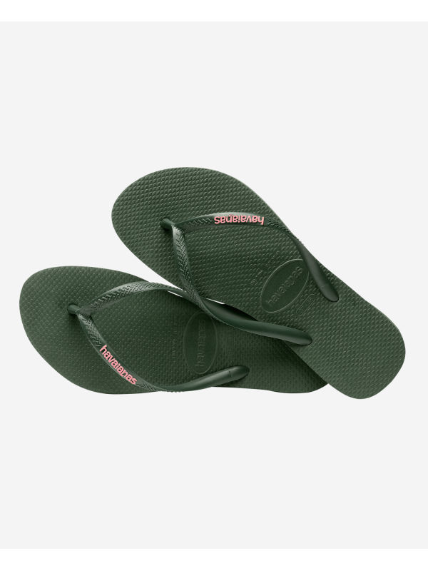 Havaianas Slim Logo - GREEN