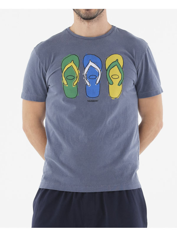Havaianas T-Shirt Ff Collage - NAVY BLUE