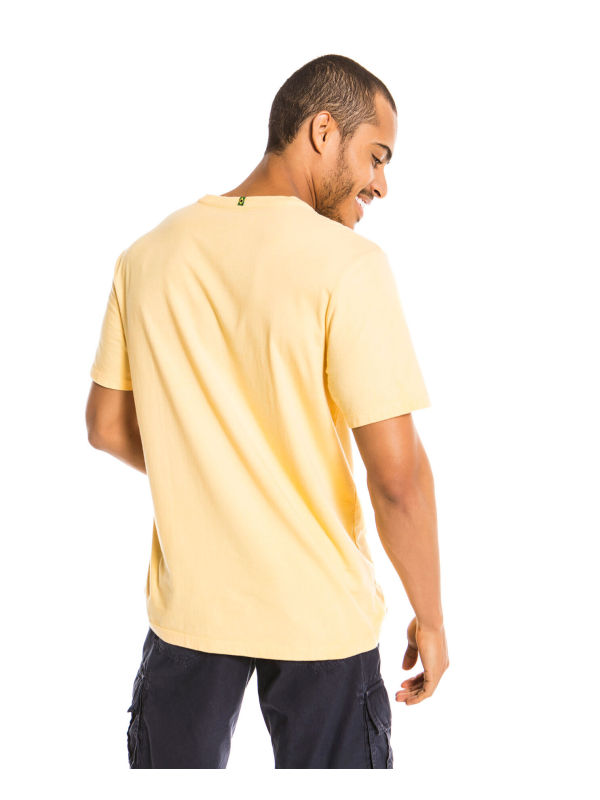 Havaianas T-Shirt Linee Frontali Brasile - PASTEL YELLOW