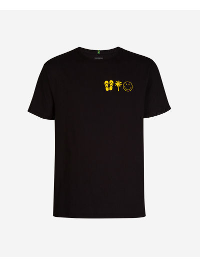 Havaianas T-Shirt Logo Smiley - BLACK