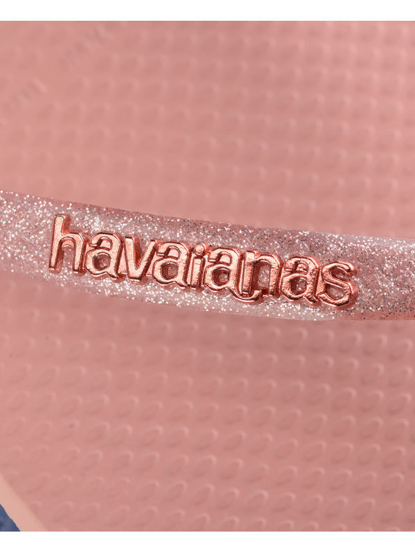 Havaianas Slim Logo - CROCUS ROSE/APRICOT RED
