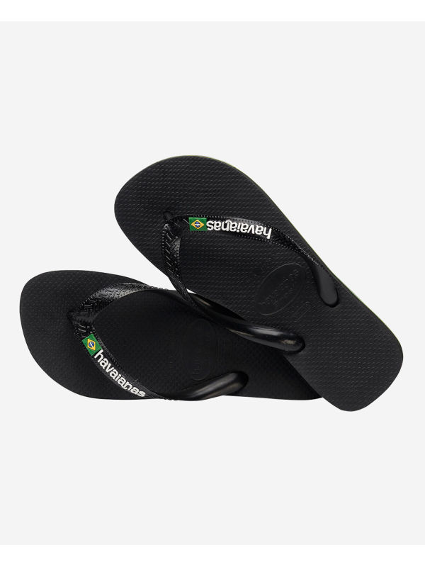 Havaianas Brasil Logo - BLACK