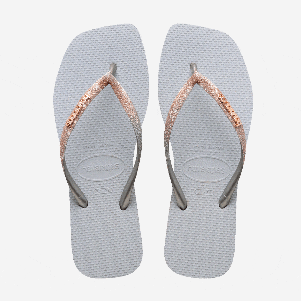 Havaianas Square Glitter - ICE GREY