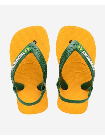 Havaianas Baby Brasil Logo II - POP YELLOW/AMAZON