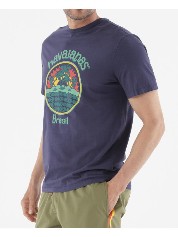 Havaianas T-Shirt Rotondo Patch - NAVY BLUE