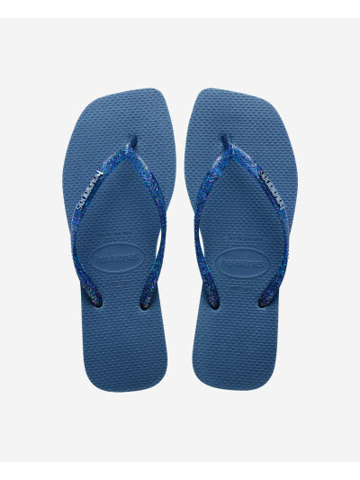 Havaianas Square Logo Metallic - COMFY BLUE