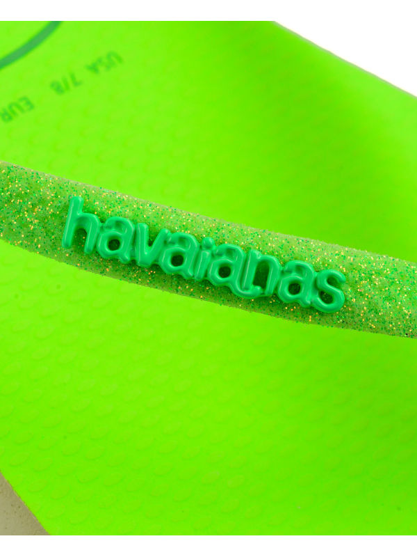 Havaianas Slim Glitter Neon - LIME GREEN