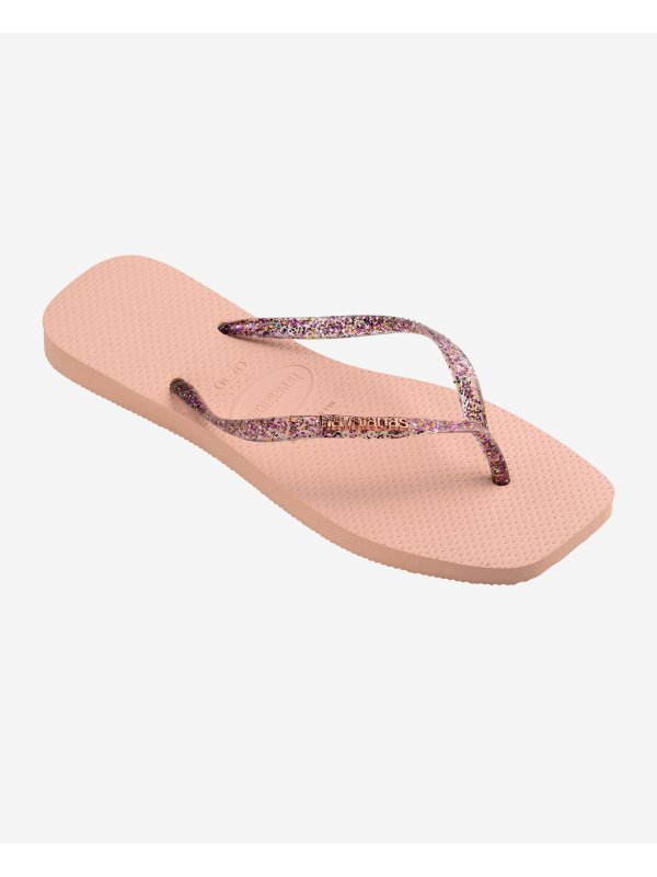Havaianas Square Logo Metallic - BALLET ROSE