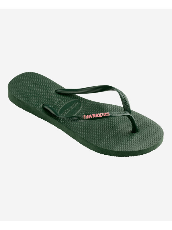 Havaianas Slim Logo - GREEN
