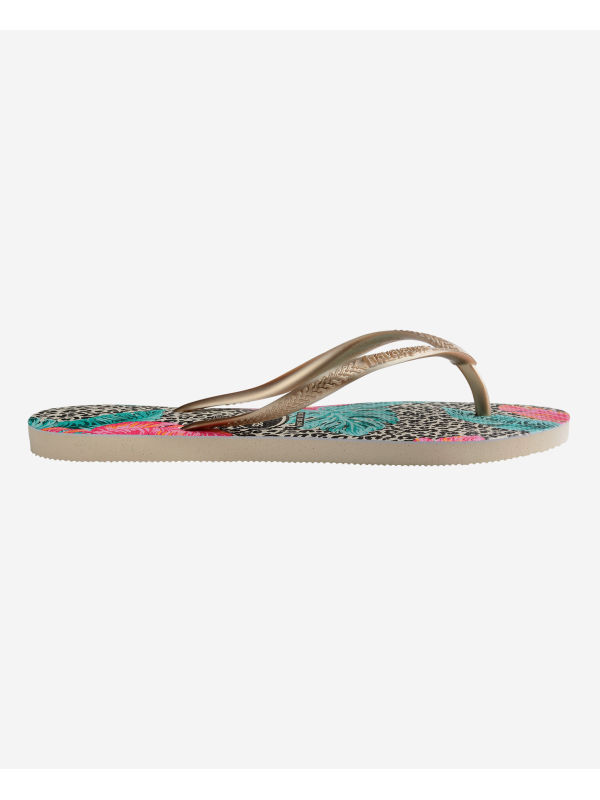 Havaianas Slim Animal Floral - BEIGE