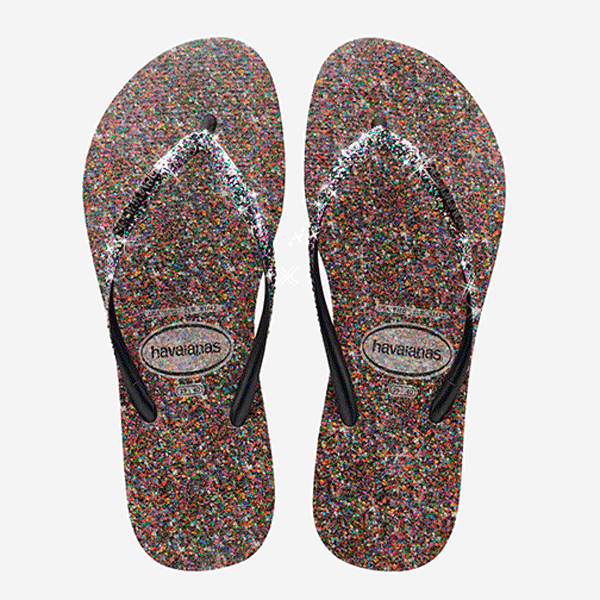 Havaianas Slim Carnaval - BLACK