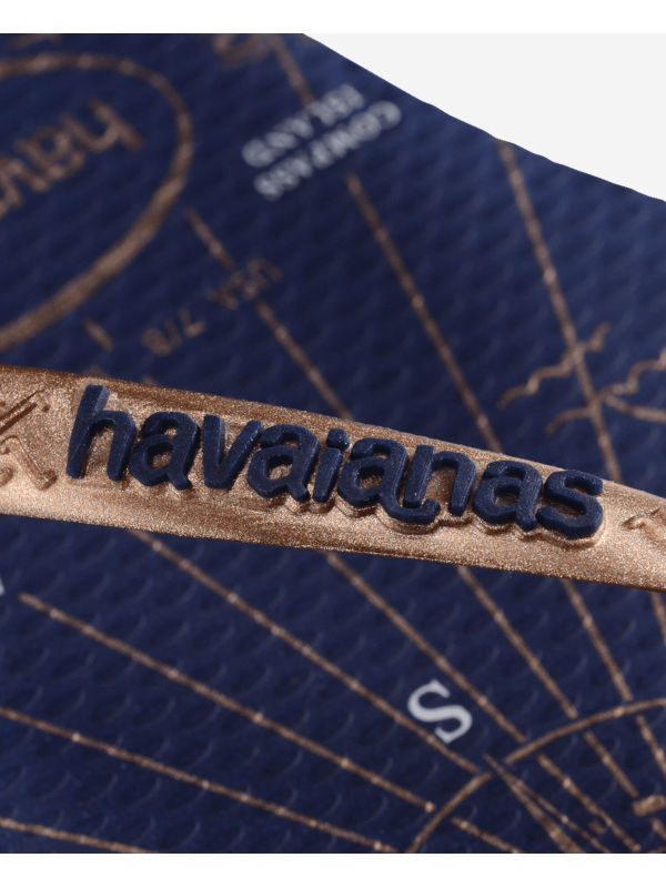 Havaianas Slim Nautical - AZUL MARINO/ROSE GOLD/BLANCO