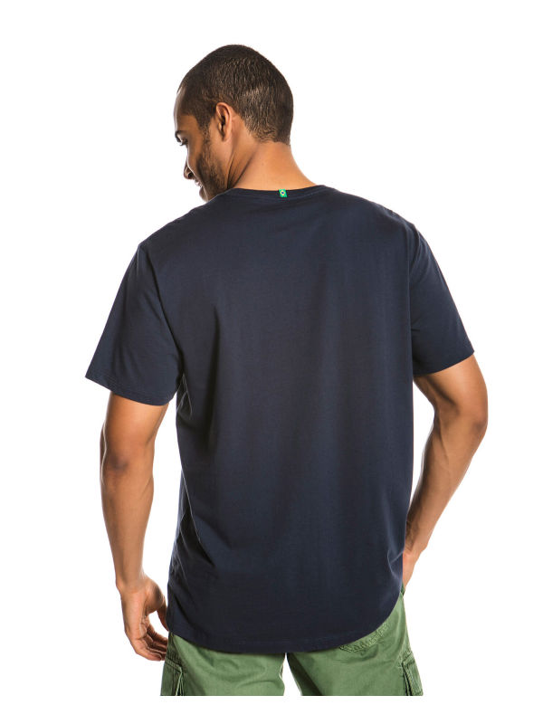 Havaianas T-Shirt Brasil Logo - NAVY BLUE