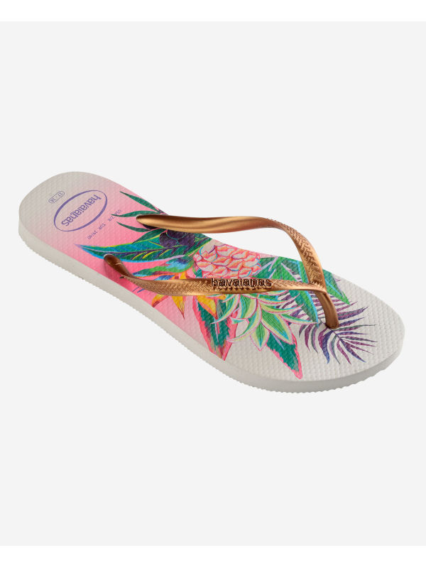 Havaianas Slim Tropical - WHITE