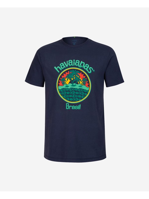 Havaianas T-Shirt Rotondo Patch - NAVY BLUE