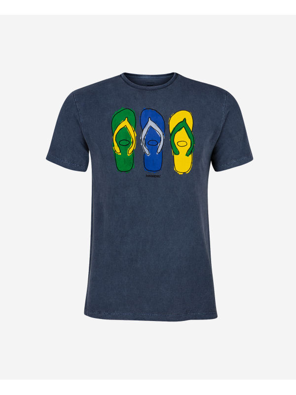 Havaianas T-Shirt Ff Collage - NAVY BLUE