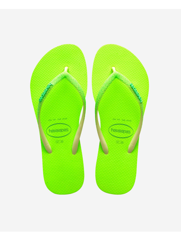 Havaianas Slim Glitter Neon - LIME GREEN