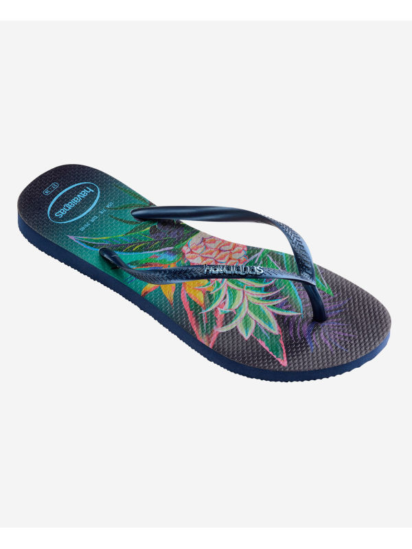 Havaianas Slim Tropical - NAVY BLUE