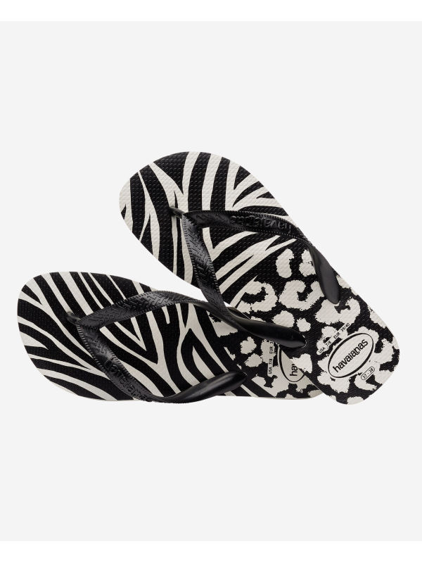 Havaianas Top Animals - WHITE/BLACK