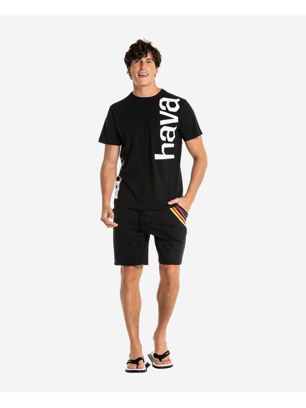 Havaianas T-Shirt New Logomania - BLACK