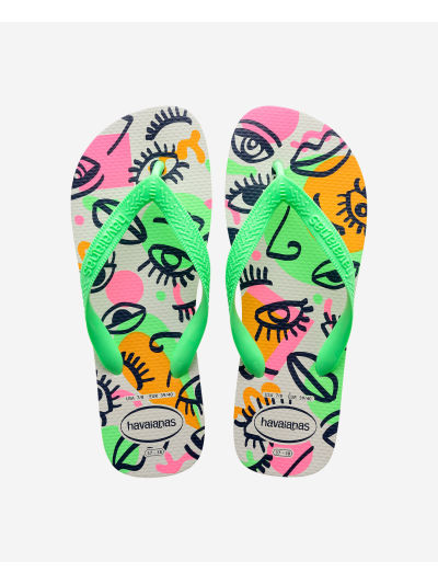 Havaianas Top Cool - WHITE/GREEN