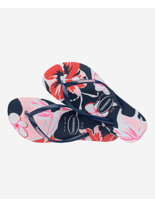 Havaianas Slim Floral Basic - NAVY BLUE/NAVY BLUE
