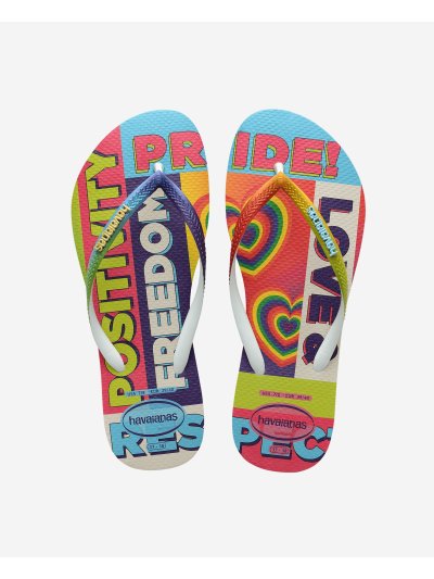 Havaianas Slim Pride Rainbow - BLACK