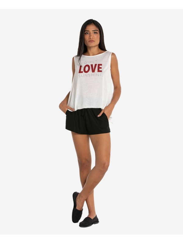 Havaianas Canottiera Girls Love Sunshine - WHITE