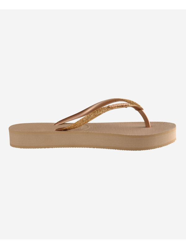Havaianas Slim Flatform Glitter - ROSE GOLD
