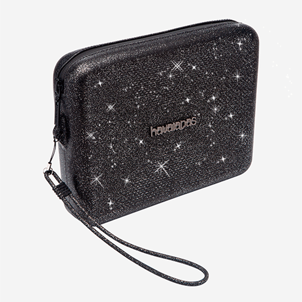 Havaianas Beach Necessaire Glitter - BLACK