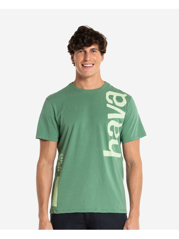 T-Shirt Havaianas New Logomania - OLIVE GREEN