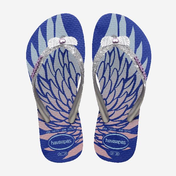 Havaianas Kids Slim Glitter Trendy - MARINE BLUE