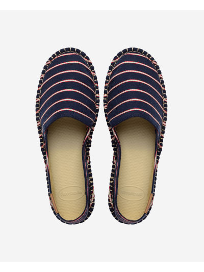 Havaianas Espadrillas IV Print - SAND/NAVY BLUE/RED