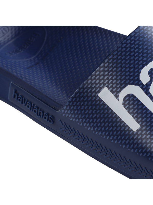 Havaianas Slide Classic Logomania - NAVY BLUE
