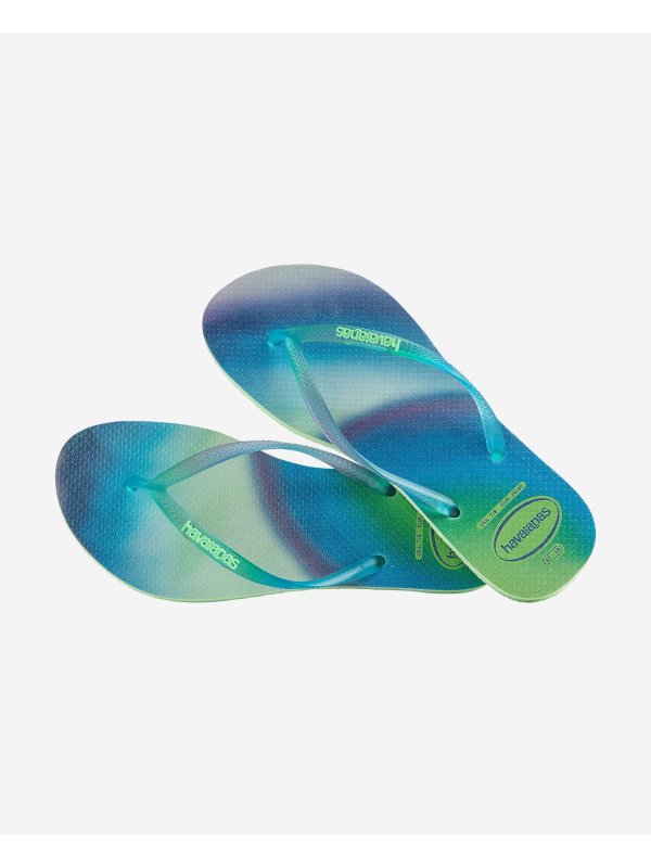 Havaianas Slim Metallic Rainbow - CITRONELLA