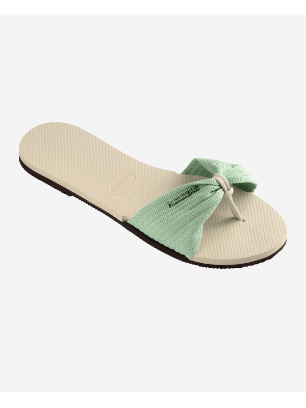 Havaianas You St Tropez Basic - BEIGE/MINERAL GREEN
