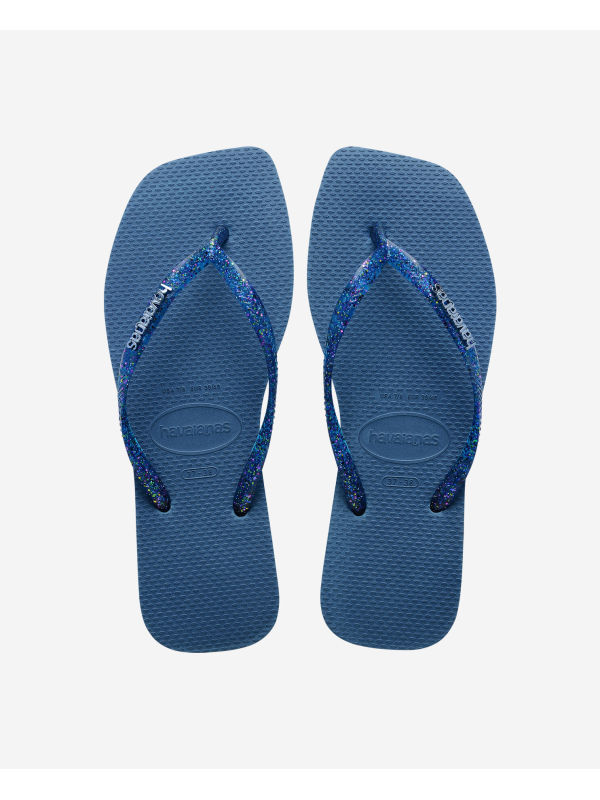 Havaianas Square Logo Metallic - COMFY BLUE