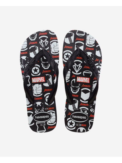 Havaianas Top Marvel Logomania - BLACK