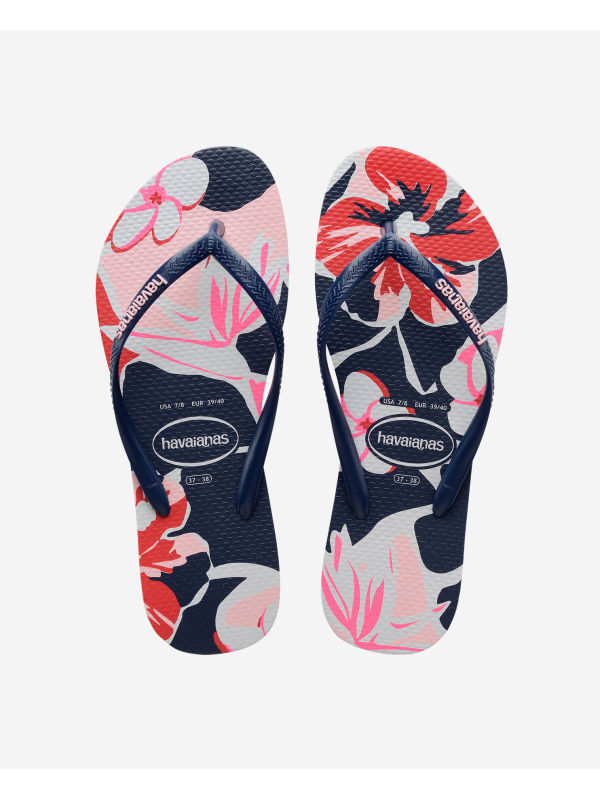 Havaianas Slim Floral Basic - NAVY BLUE/NAVY BLUE