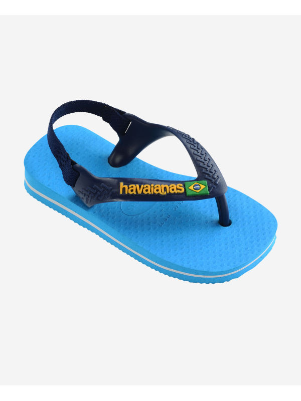 Havaianas Baby Brasil Logo II - TURQUOISE/NAVY BLUE