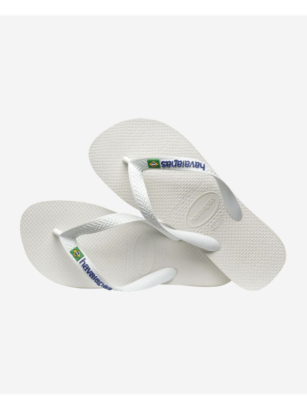 Havaianas Brasil Logo - WHITE